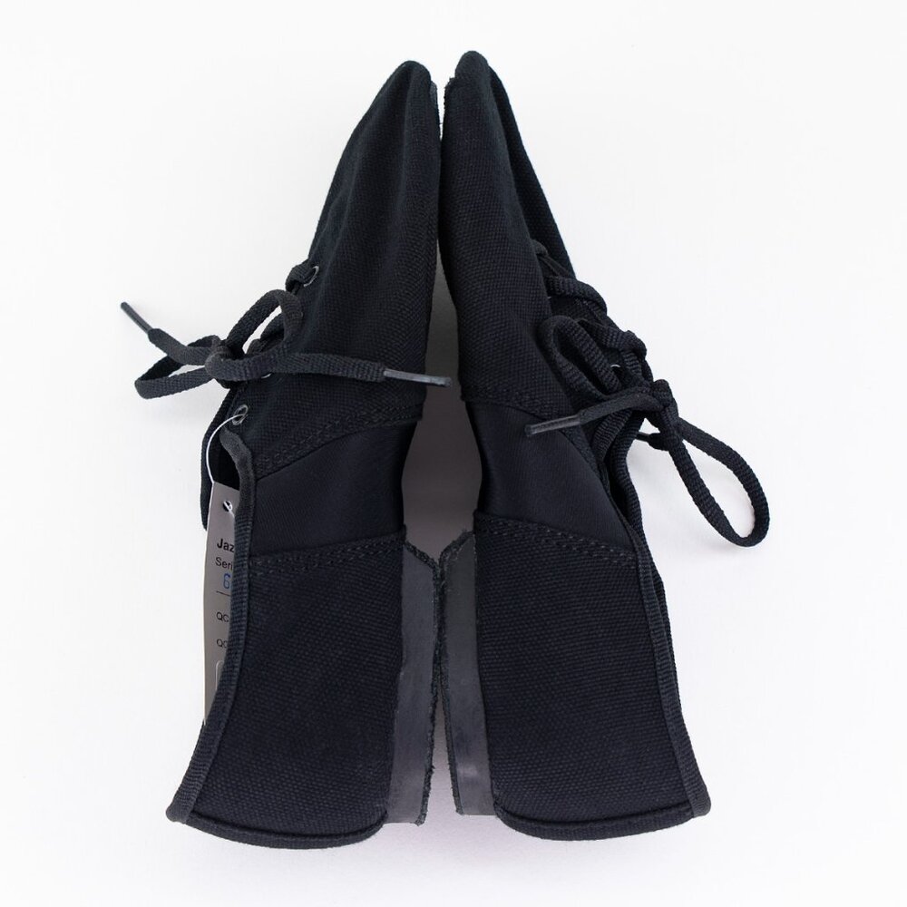 NWT Sansha Black Jazz Shoes Tivoli Canvas JS3 Leather Sole Size 7M - Picture 6 of 15